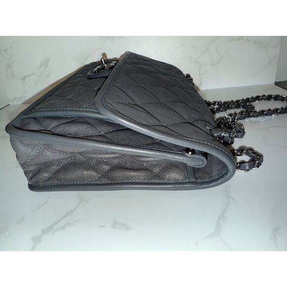 Chanel French Riviera Flap Bag in Dark Grey Caviar - Picture 5 of 12